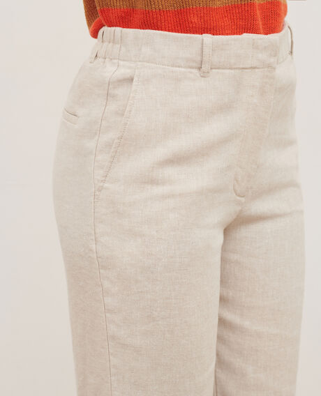 MARGUERITE - Pantalón cigarette 30 natural 2spa230f03