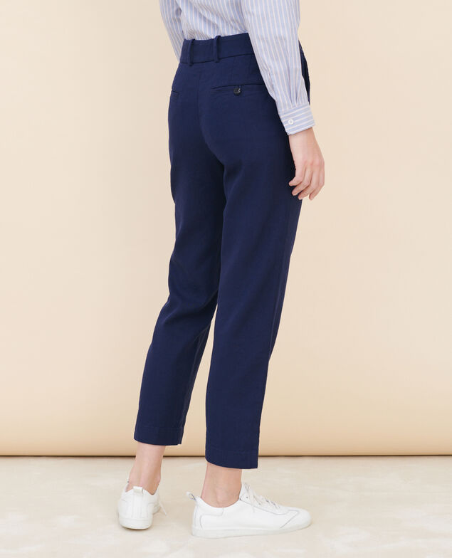 MARGUERITE - Pantalón cigarette Maritime blue