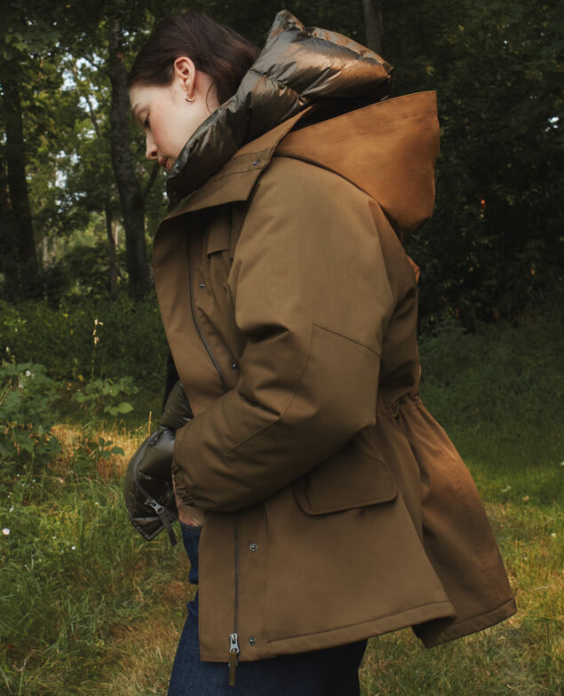 Parka de longitud media