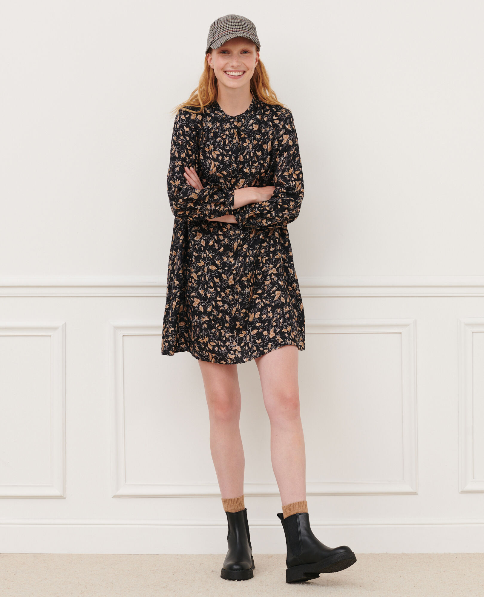 Vestido deals fluido estampado