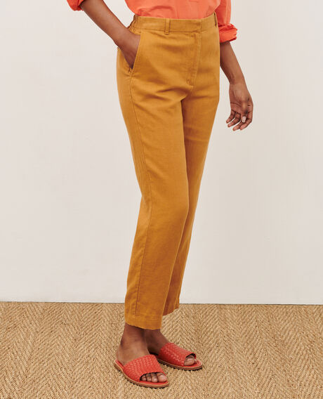 MARGUERITE - Pantalón cigarette 36 brown 2spa230f03