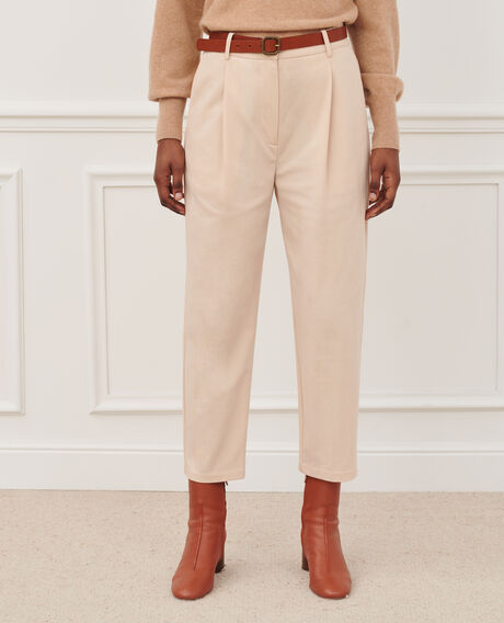 Pantalón cigarette 31 beige 2spj316c59