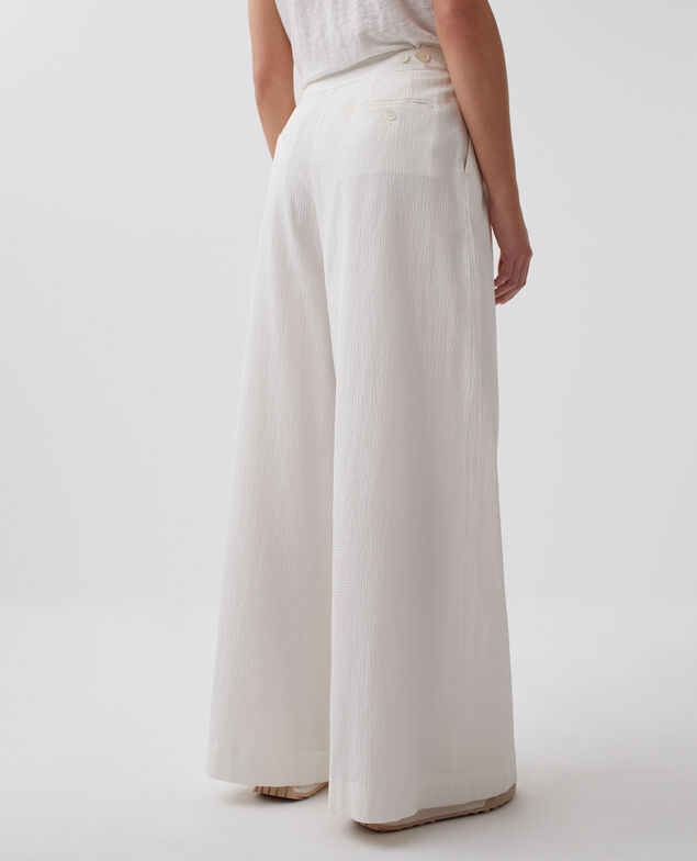 YVONNE - Pantalón amplio de algodón
