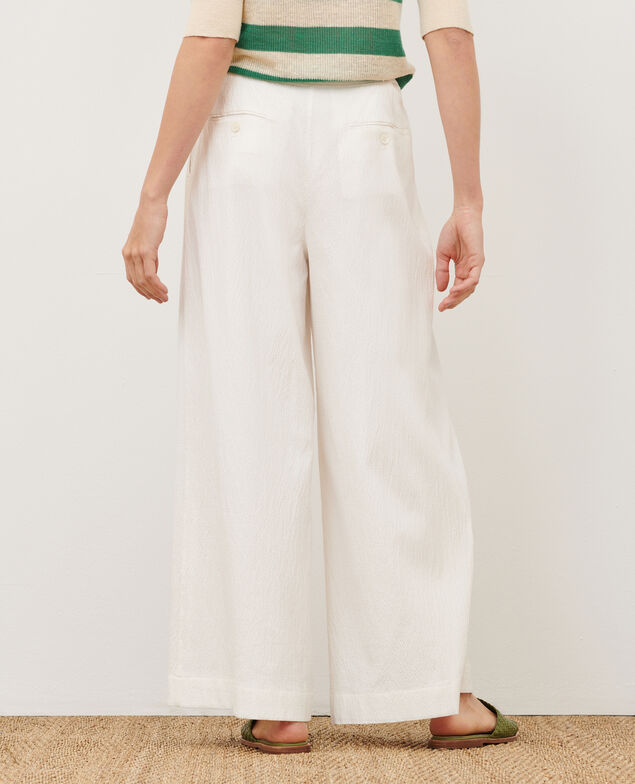 YVONNE - Pantalón amplio de algodón