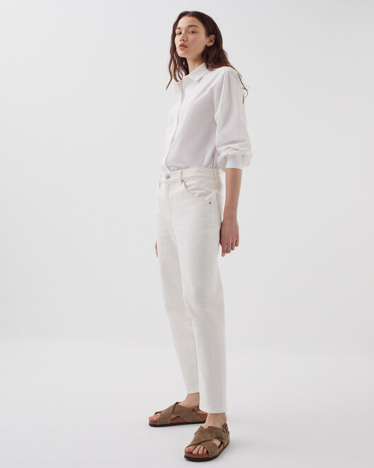 RITA - Jeans slouchy H003 WHITE