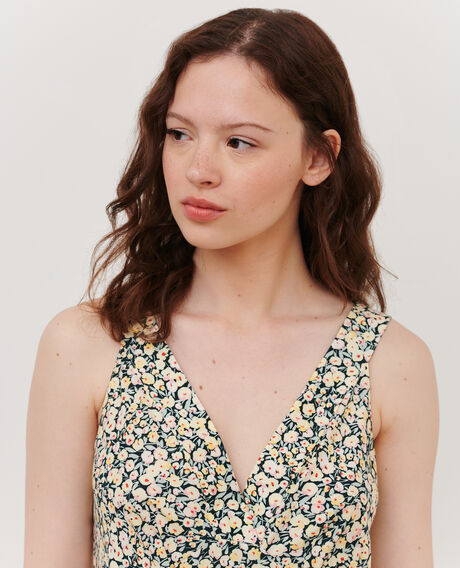 Vestido largo estampado 7302c 119 print yellow 2sdr197v09