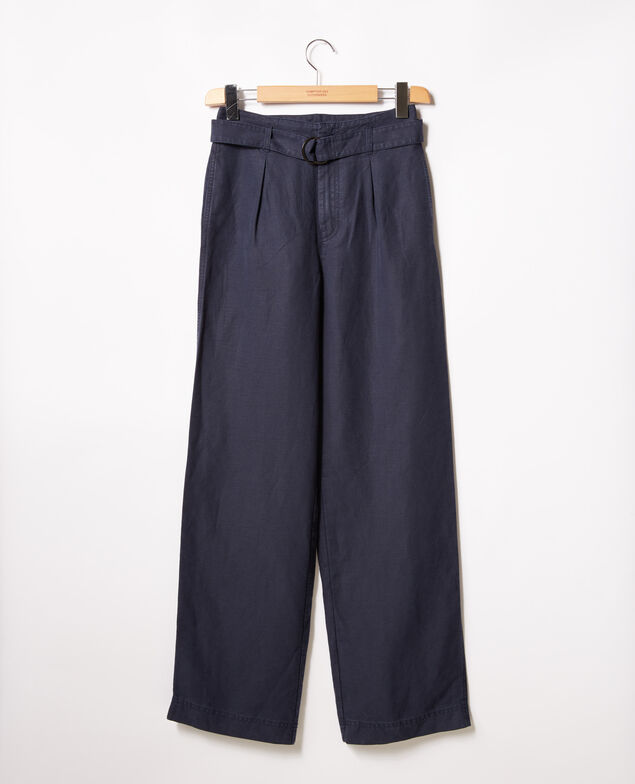 Pantalón ancho Navy