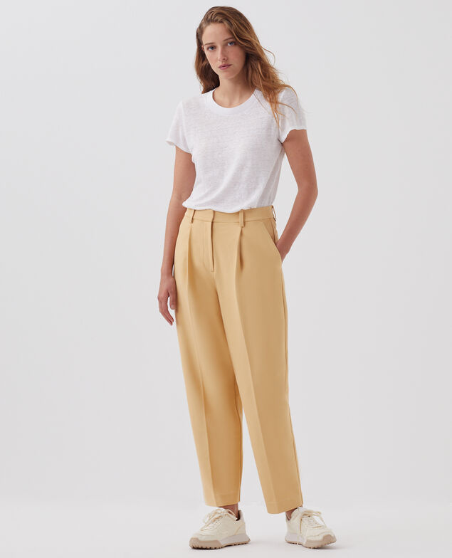 CAMILLE - Pantalón carrot J420 moonstone
