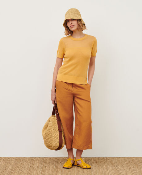 Top de manga corta 0460 ochre yellow 3sju147l02