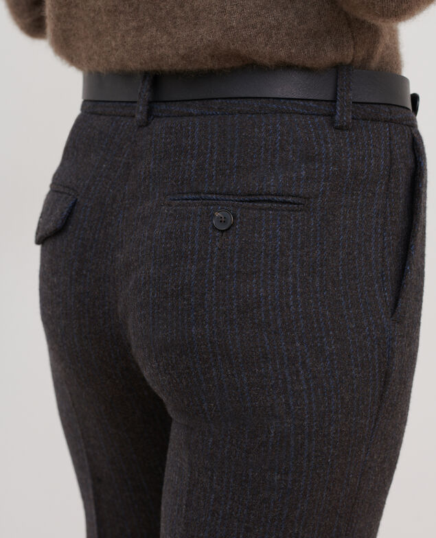 MARGUERITE - Pantalón cigarette A682 stripes 827