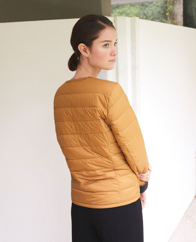 Chaqueta Mademoiselle Plume reversible Ad golden brown
