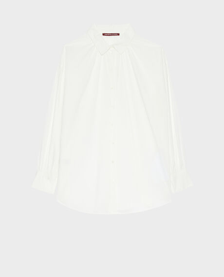 Camisa túnica de algodón 0007 white 3ssh283c01