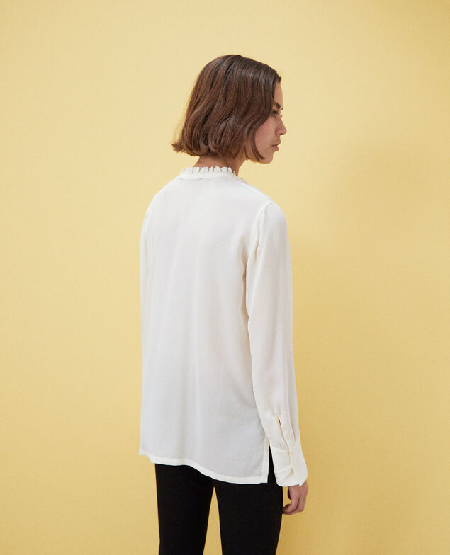 Blusa de seda Champagne