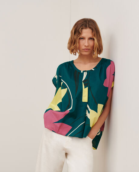 Blusa estampada 0649 birdy blue 3sbl292c11