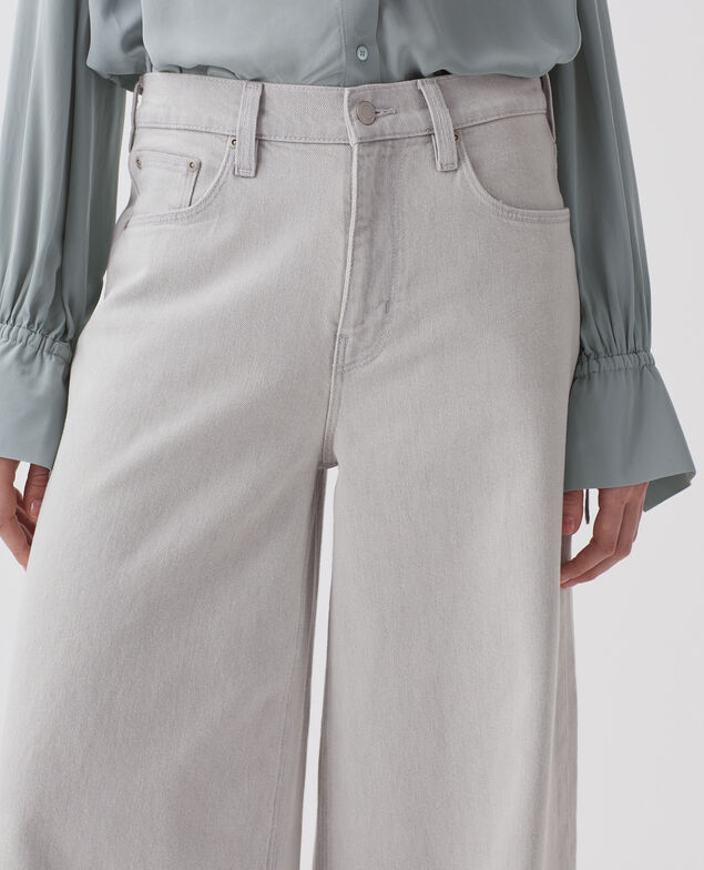 JEANETTE - Jeans anchos J021 light grey