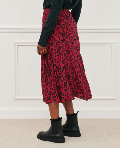Falda larga estampada 8807 17 red 2wsk285v10