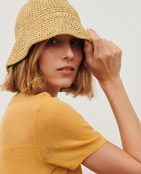Top de manga corta 0460 ochre yellow 3sju147l02