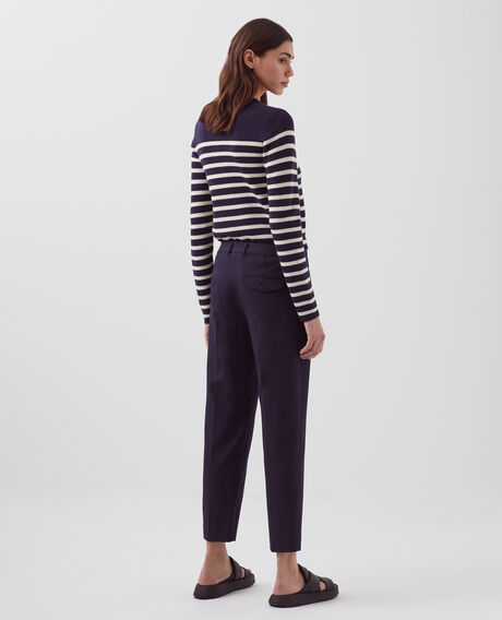 MARGUERITE - Pantalón cigarette 7012c 69 navy 2wpa021w04