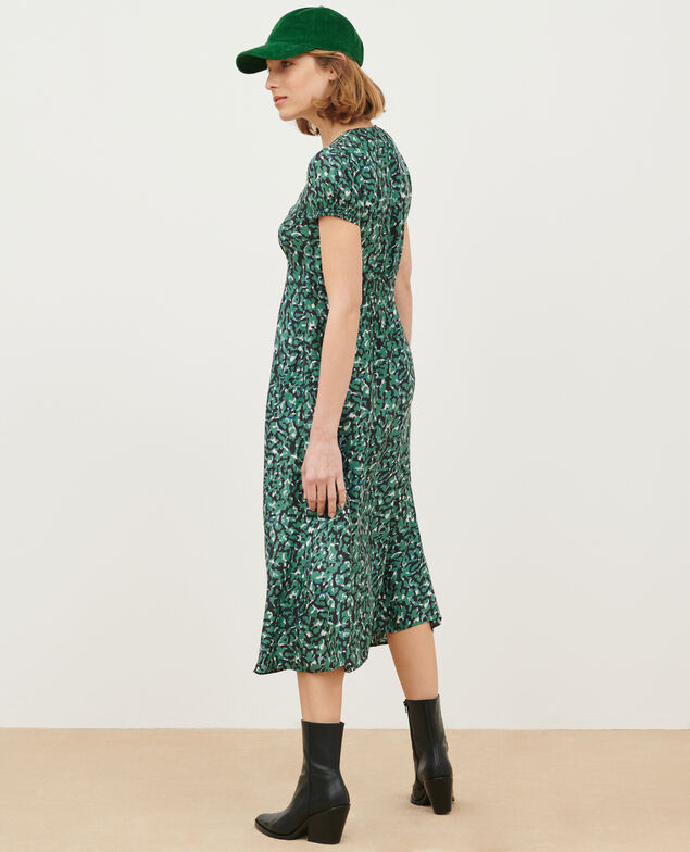 LUDIVINE - Vestido estampado fluido