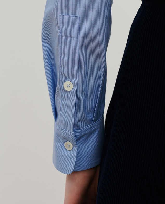 Camisa de popelina de algodón