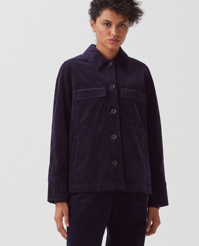 Chaqueta de pana U690 navy