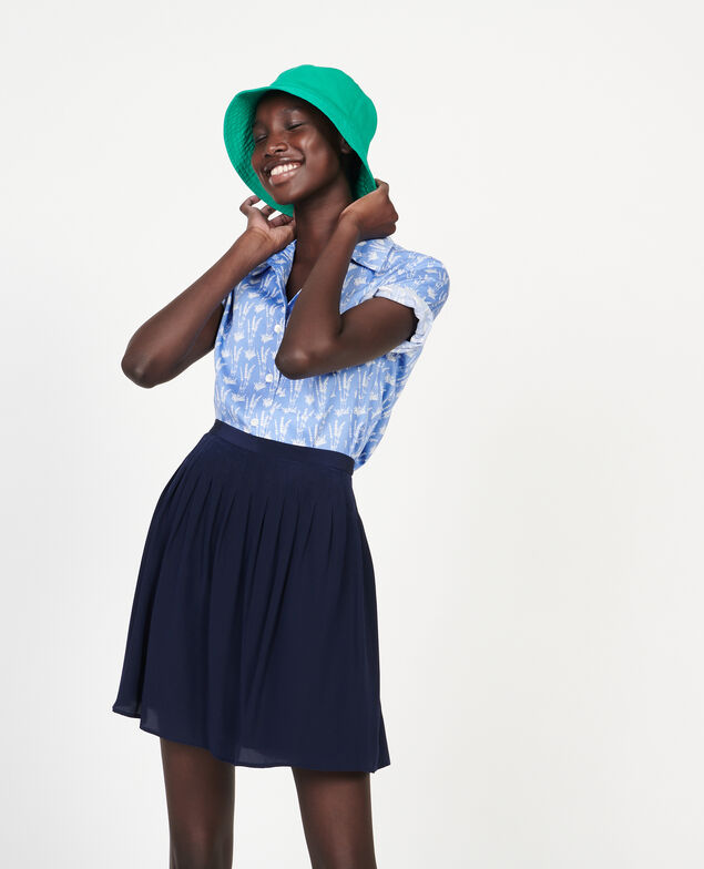 Falda fluida Maritime blue