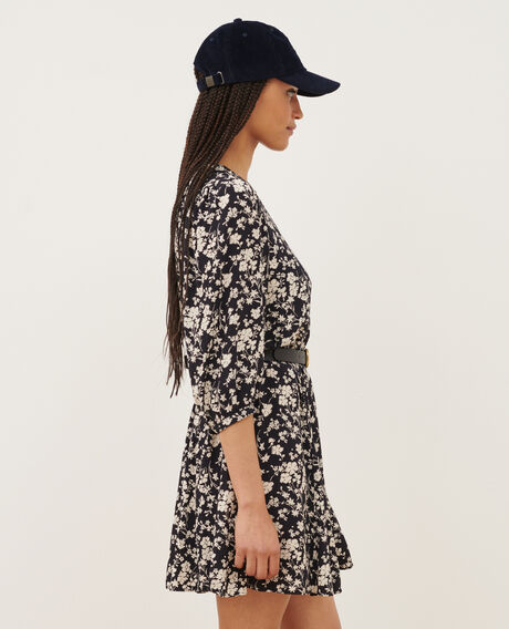 Vestido estampado fluido