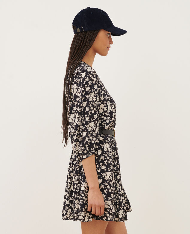Vestido estampado fluido