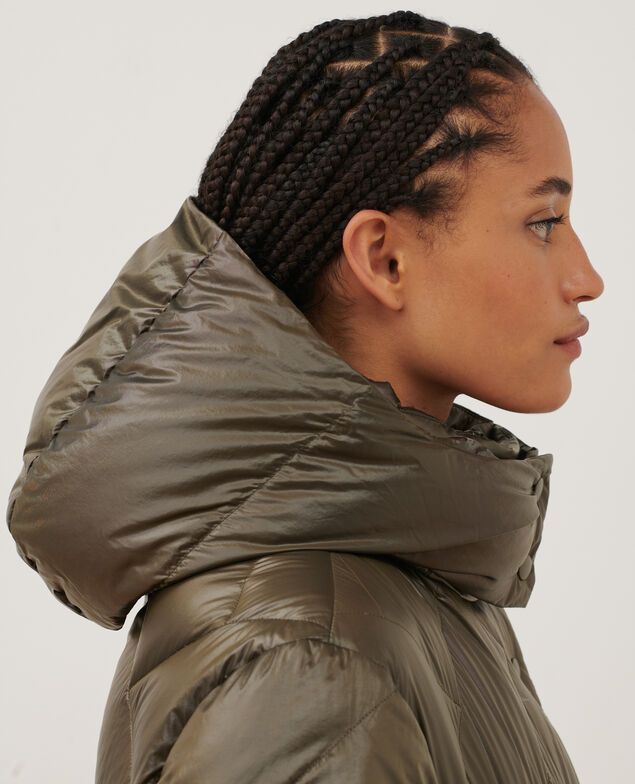 MARGOTTE - Plumas corto A333 solid khaki