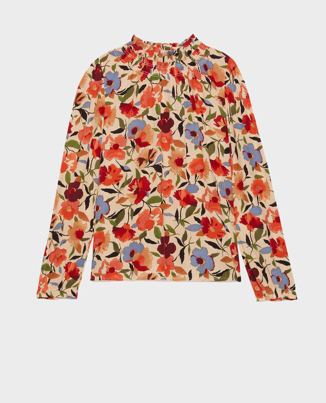 Blusa estampada 8857 31 beige print