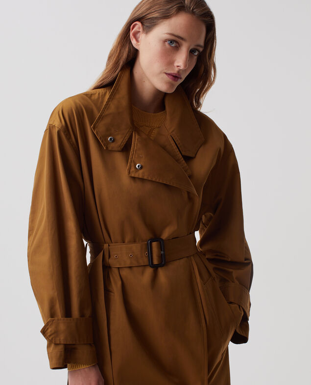Trench oversize J340 brown