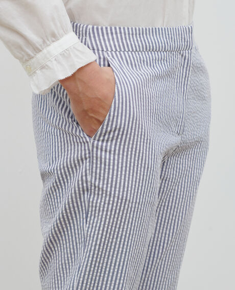 MARGUERITE - Pantalón cigarette Str navy Nyokeasy