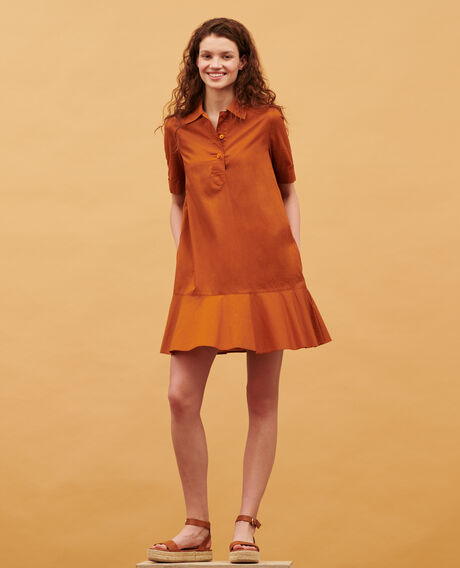 Vestido polo de algodón 29 orange 2sdr611c01