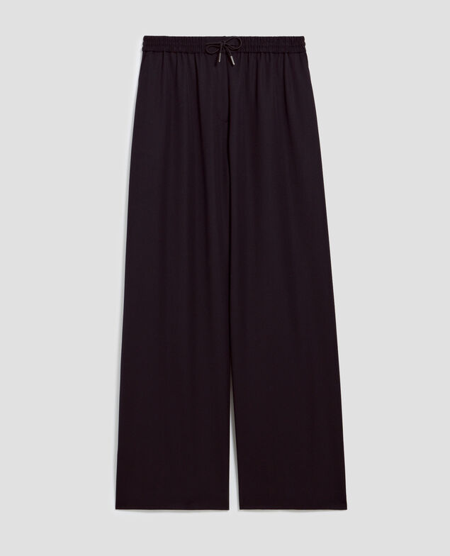 YVONNE - Pantalón amplio con pinzas H091 black beauty