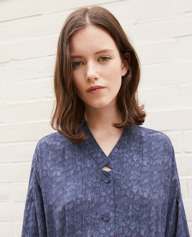 Vestido estampado Azul
