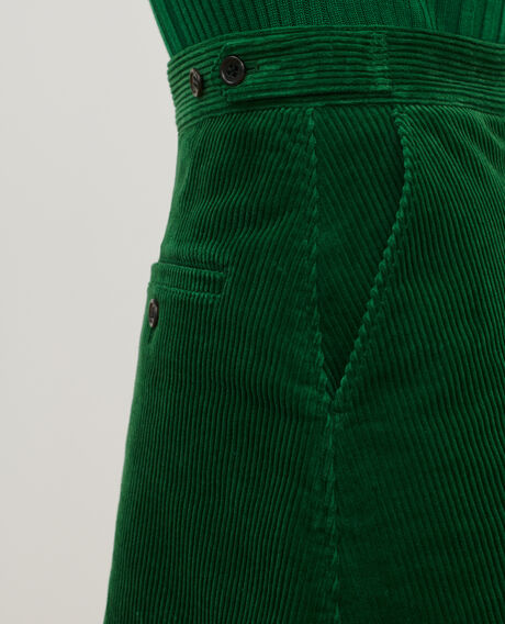 Falda corta de pana 8817 58 darkgreen 2wsk140c01