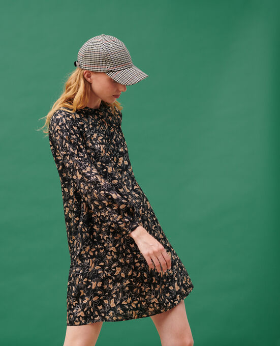 Vestido fluido estampado 8910 34 BROWN PRINT