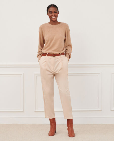 Pantalón cigarette 31 beige 2spj316c59