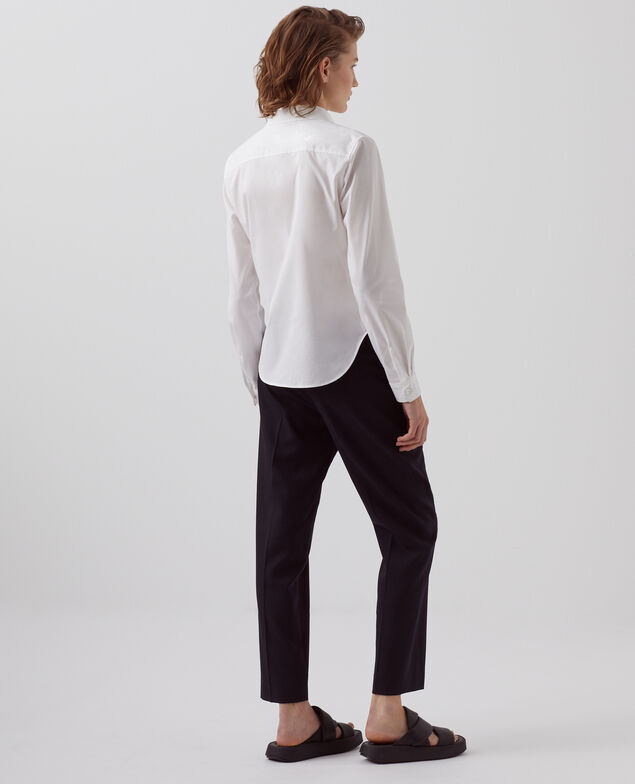 Camisa de algodón 8885 00 white