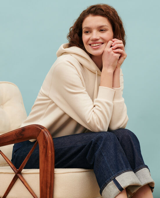Sudadera con capucha 0107 OFF WHITE