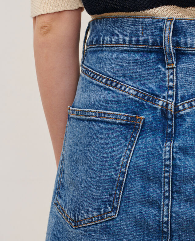 Minifalda vaquera 0642 vintage wash denim