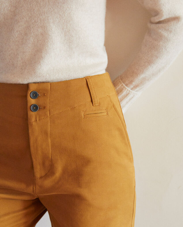 Pantalones chinos Golden brown