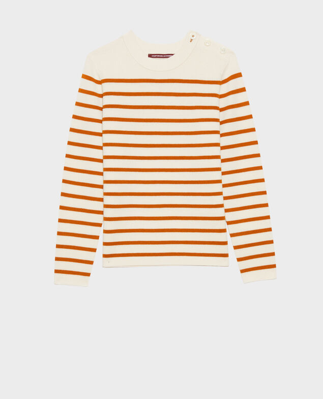 MADDY - Jersey marinero de lana merina Stp_grd_pumkn