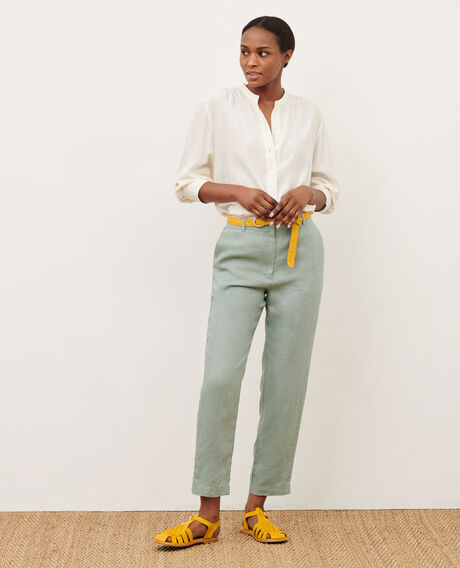 MARGUERITE - Pantalón cigarette 07 gray 2spa230f03