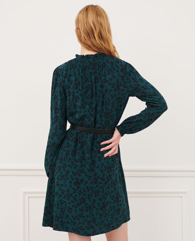 AGLAE - Vestido fluido estampado 8886 55 green 2wdr229v10