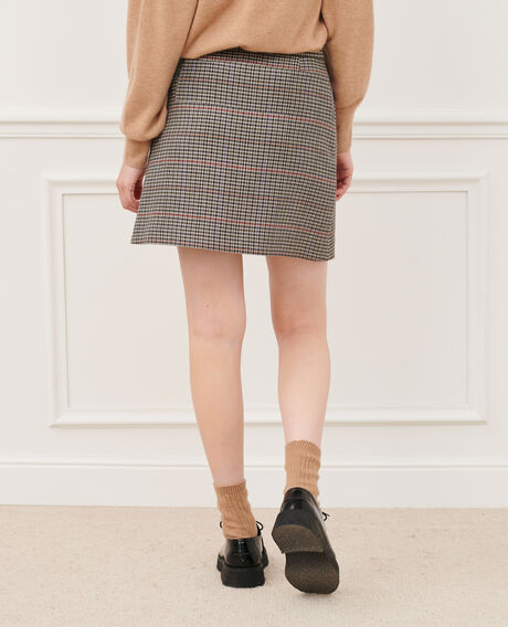 Mini falda a cuadros 8864 03 gray check 2wsk256v16