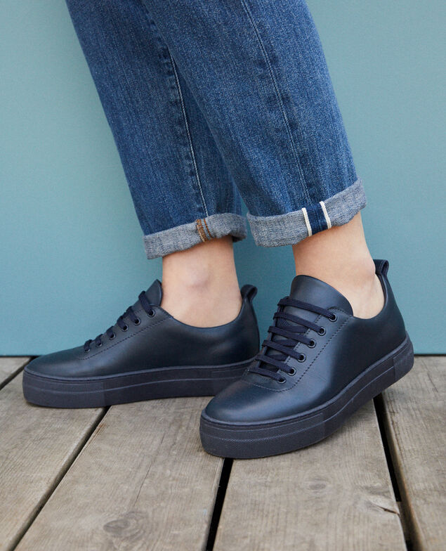 Sneakers con plataforma Peacoat