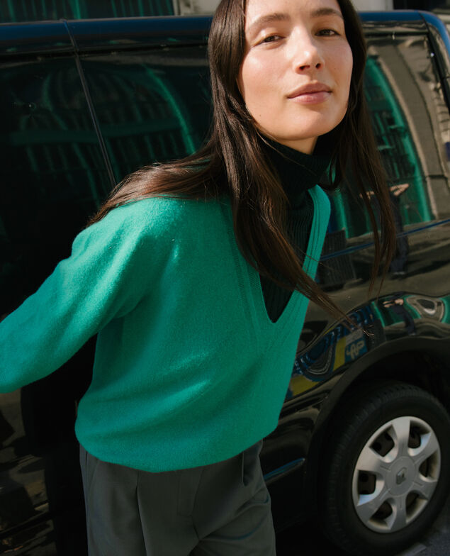 Jersey de cachemir 8850 54 green