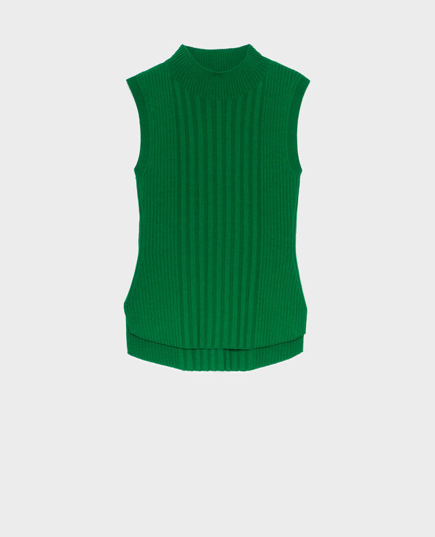 Camiseta de tirantes de lana merino
