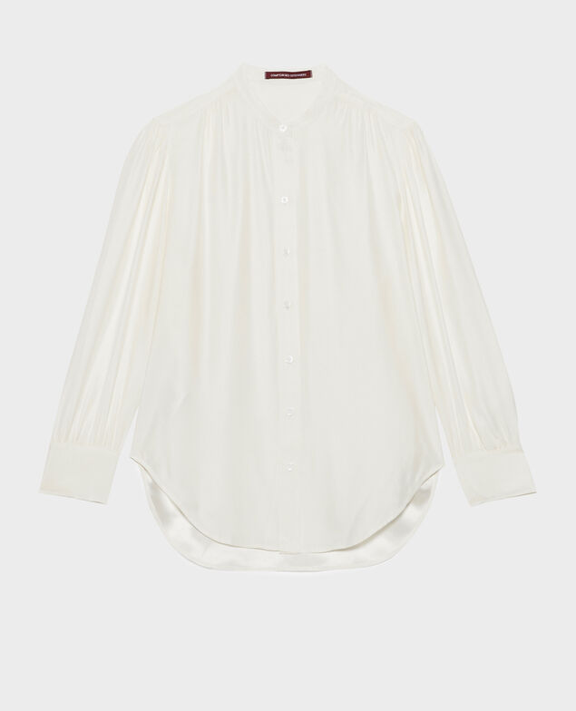 Camisa de seda 4224 gardenia